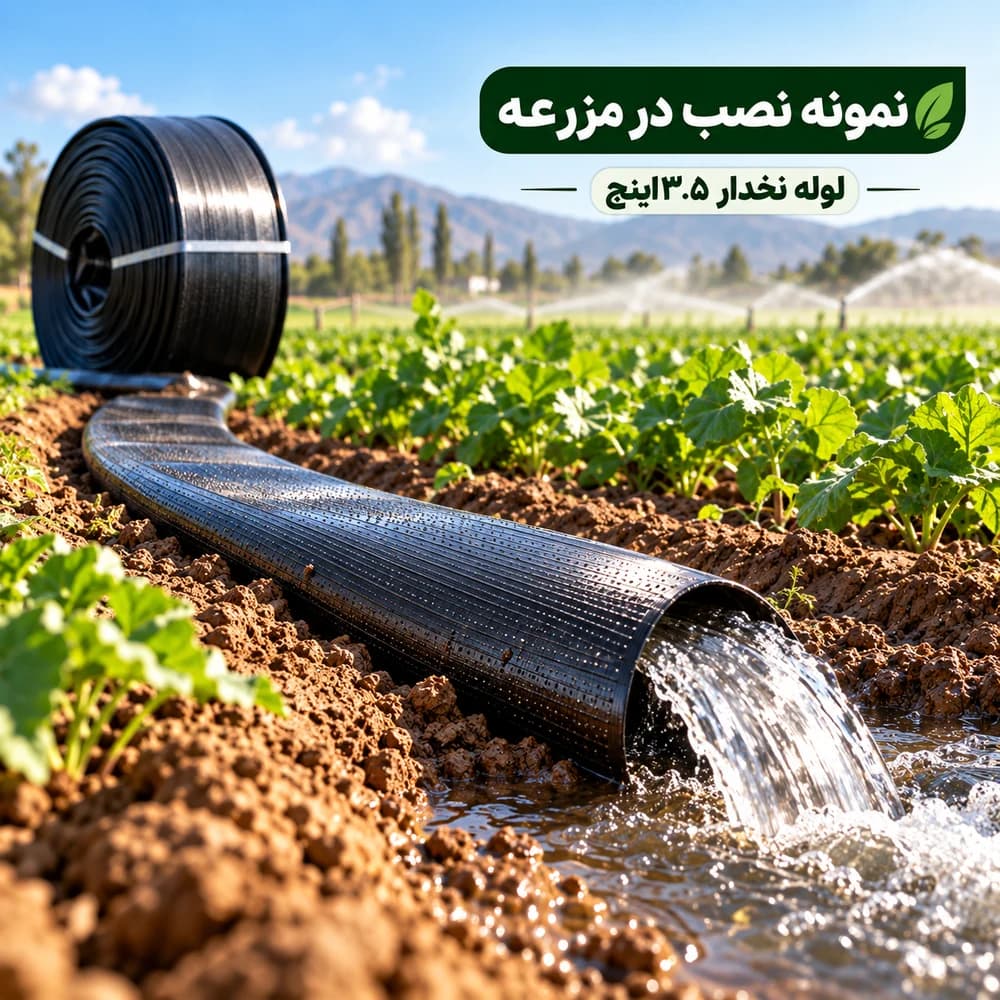 لوله نخدار ۳.۵ اینچ آسایش آذربایجان ۵ لایه ۱۰۰ متری — تصویر ۷