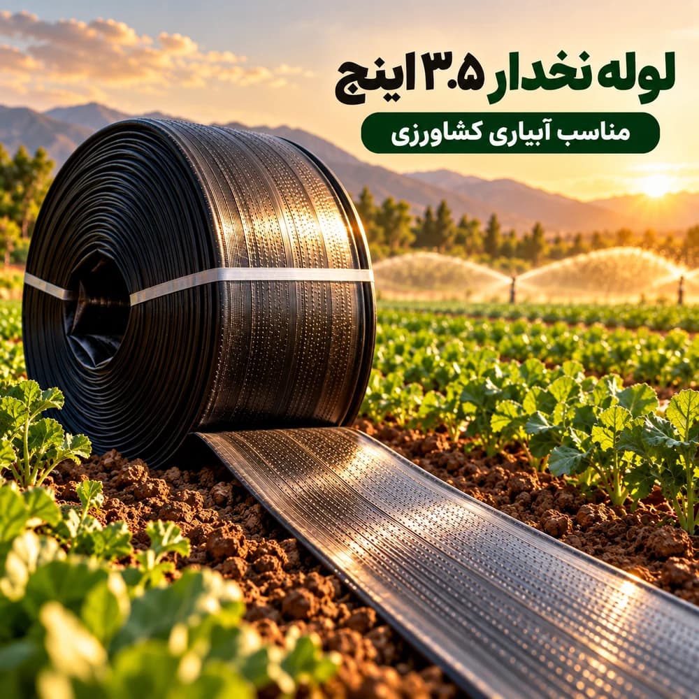 لوله نخدار ۳.۵ اینچ آسایش آذربایجان ۵ لایه ۱۰۰ متری — تصویر ۸