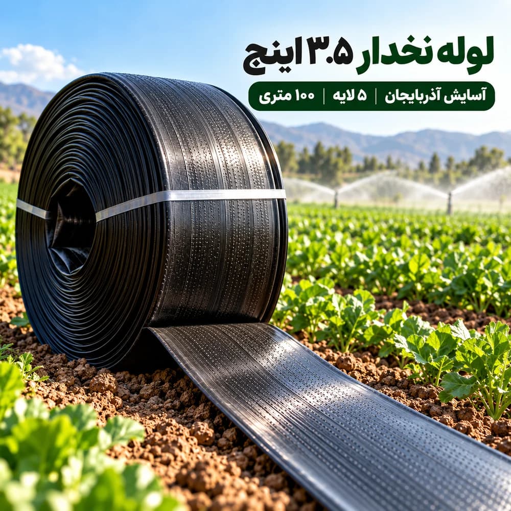 لوله نخدار ۳.۵ اینچ آسایش آذربایجان ۵ لایه ۱۰۰ متری — تصویر ۵