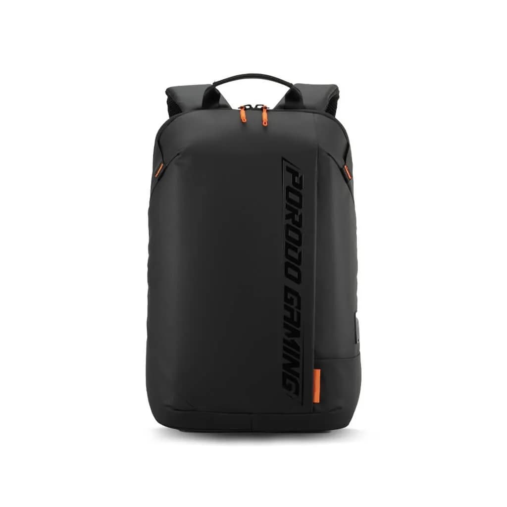 کوله پشتی لپ تاپ 15 اینچی گیمینگ مدل PDX533 پرودو Porodo Gaming Water-Resistant PU Laptop Backpack With USB-C Port