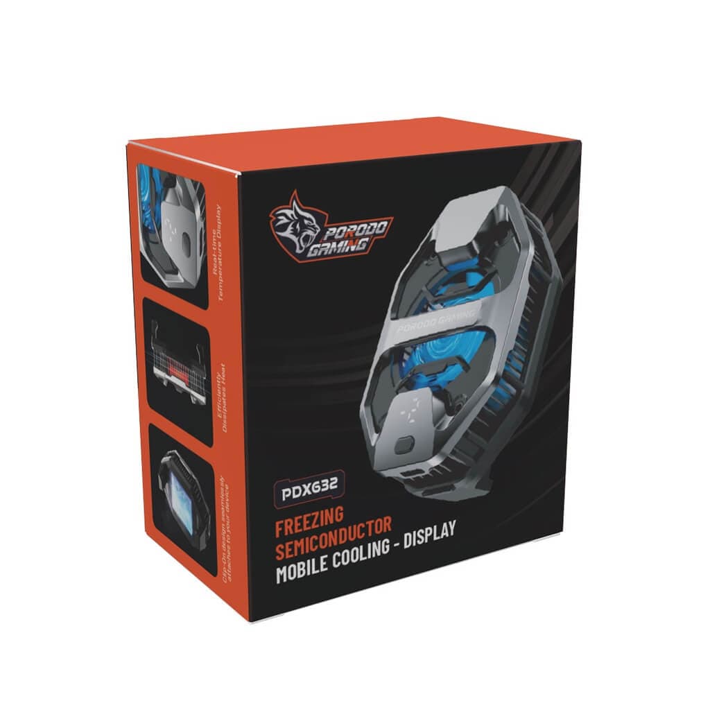 فن خنک کننده موبایل گیمینگ پرودو Porodo Gaming Freezing Mobile Cooling PDX632 — تصویر ۷