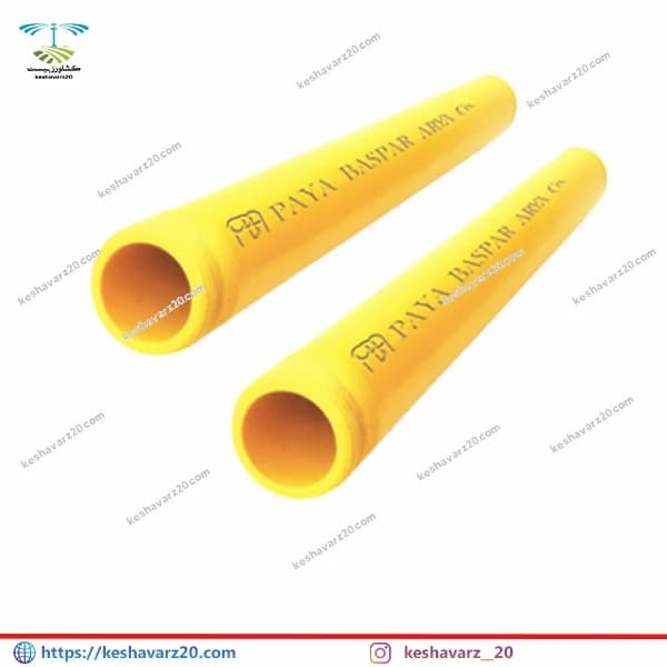 رایزر پلیمری دو سر نر 60 سانتیمتر 2 اینچ (63 میلیمتر)