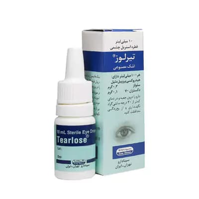 قطره اشک مصنوعی استریل چشمی تیرلوز سینا دارو 10 میلی لیتر