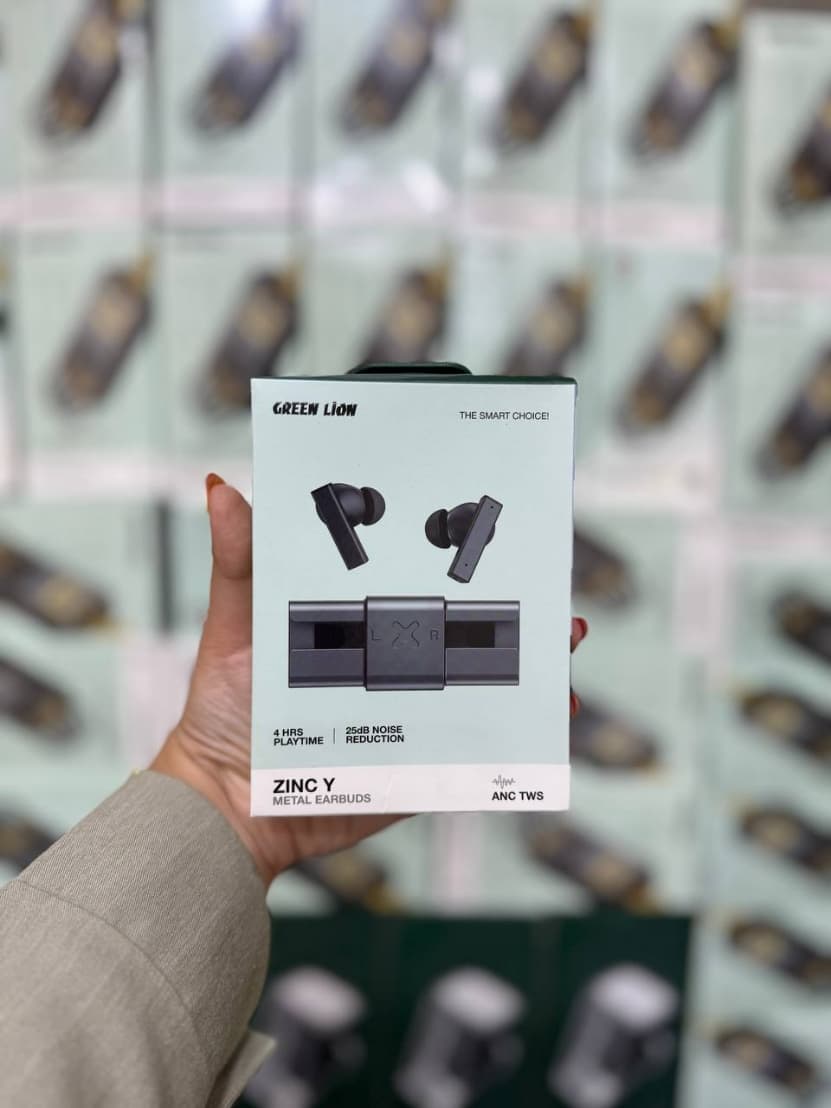 ایرپاد گرین لاین مدل GREEN LION ZINC Y METAL EARBUDS