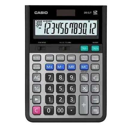 ماشین حساب 12 رقم کاسیو مدل DS-2JT — تصویر ۲