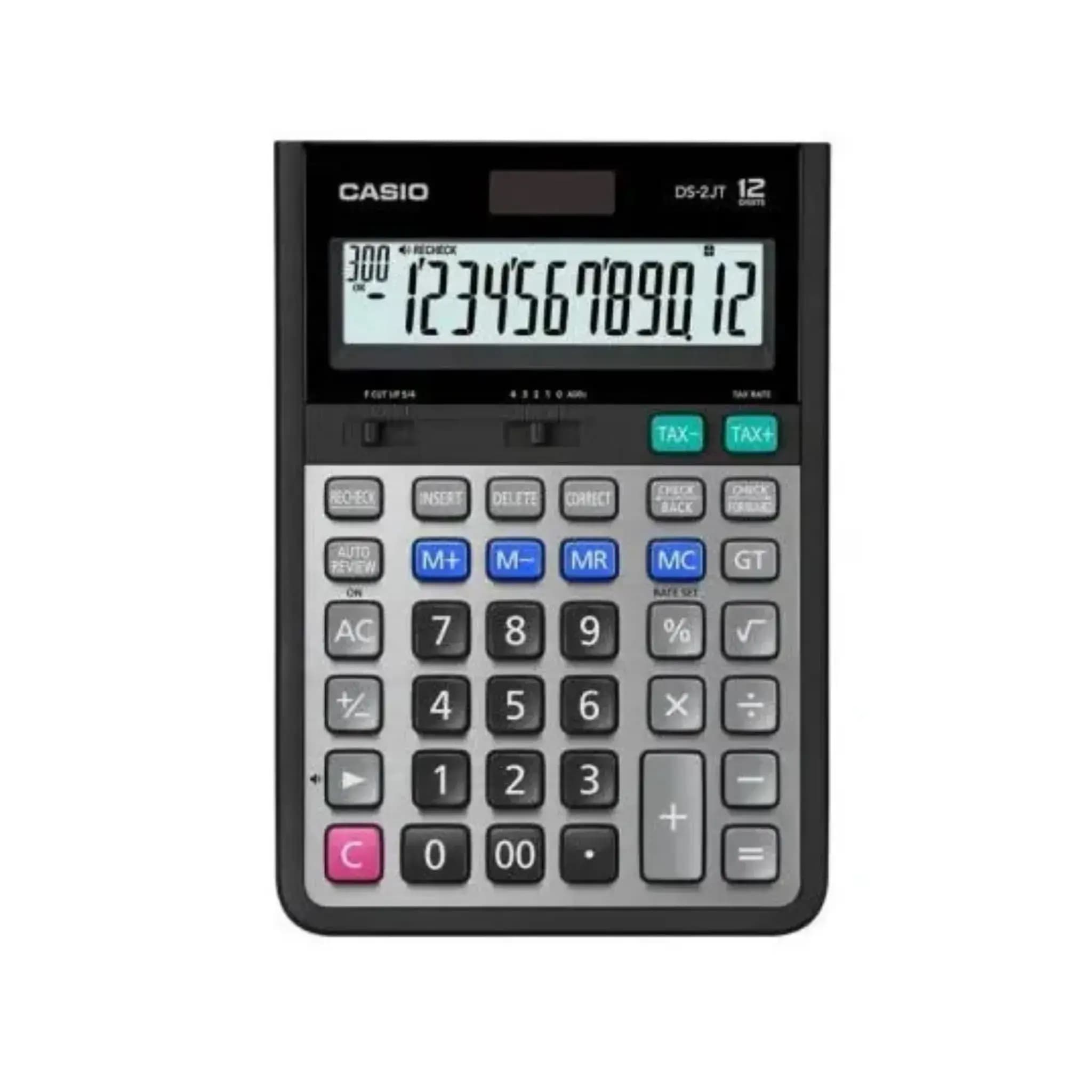 ماشین حساب 12 رقم کاسیو مدل DS-2JT