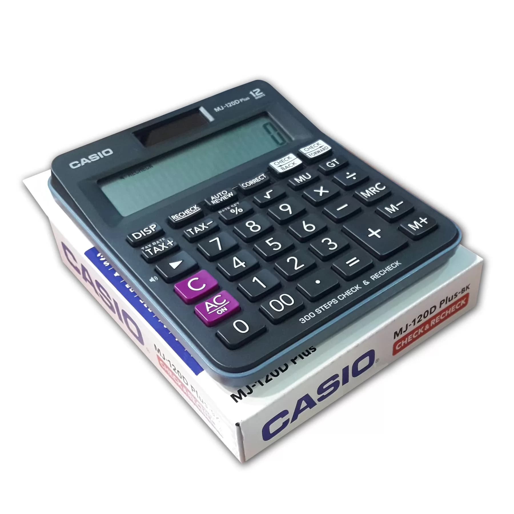 ماشین حساب 12 رقم کاسیو مدل MJ-120D Plus — تصویر ۲