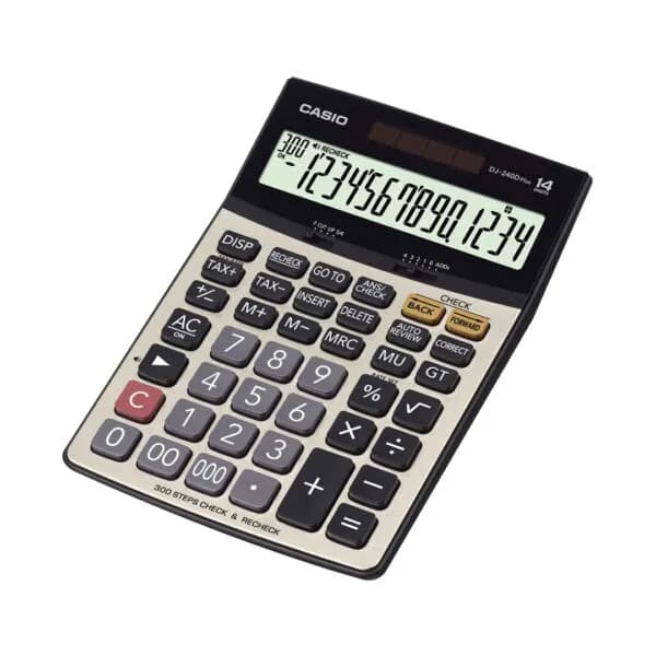 ماشین حساب 14 رقم کاسیو مدل DJ-240D Plus