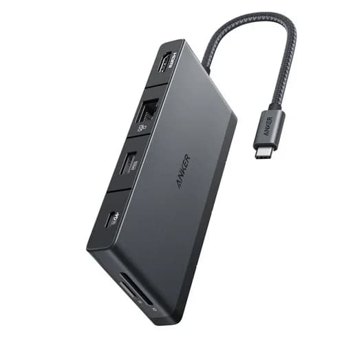 هاب 9 پورت نسل پنجم انکر Anker 552 USB-C Hub 9-in-1 مدل A8373