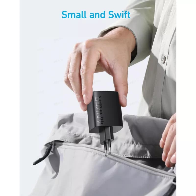 شارژر دیواری دو پین 67 وات انکر Anker Powerport 336 67W USB C Gan Charger A2674L11 EU — تصویر ۵