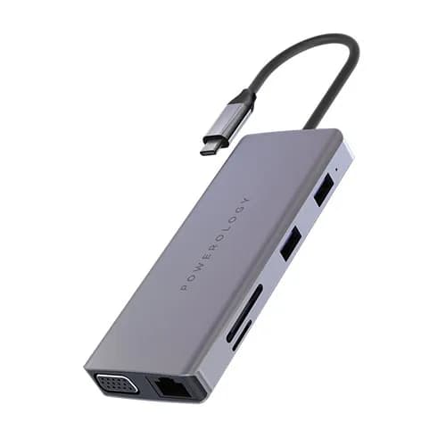هاب 11 پورت USB-C پاورولوجی مدل Powerology P11CHB