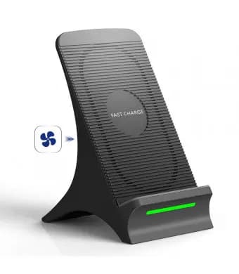 شارژر وایرلس فن دار فست شارژ نوویت NOVETE مدل sgnv001ab — تصویر ۳