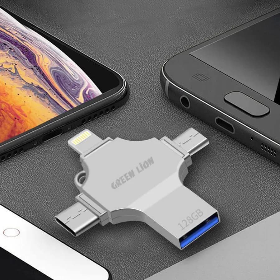 فلش درایو 4 در 1 گرین Green 4-in-1 USB Flash 128GB — تصویر ۱۲