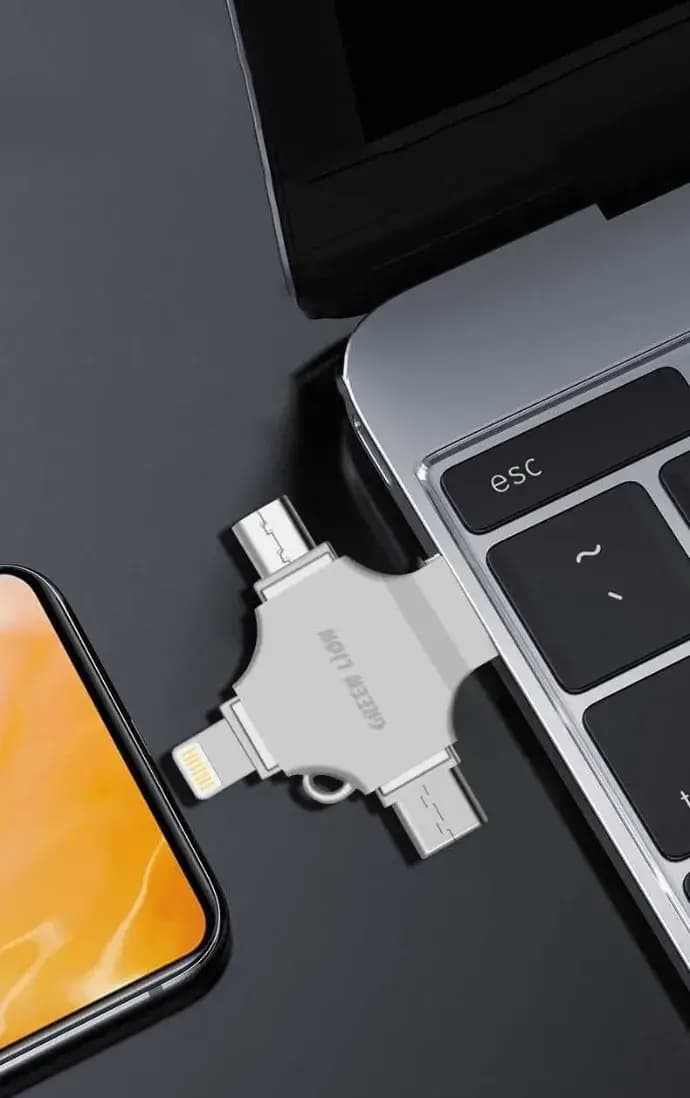 فلش درایو 4 در 1 گرین Green 4-in-1 USB Flash 128GB — تصویر ۵