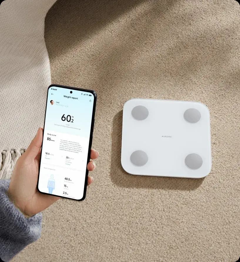 ترازوی هوشمند شیائومی Xiaomi Body Composition Scale S400 — تصویر ۳