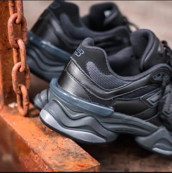 کفش نیوبالانس 9060 مشکی چرم 9060 New balance — تصویر ۲
