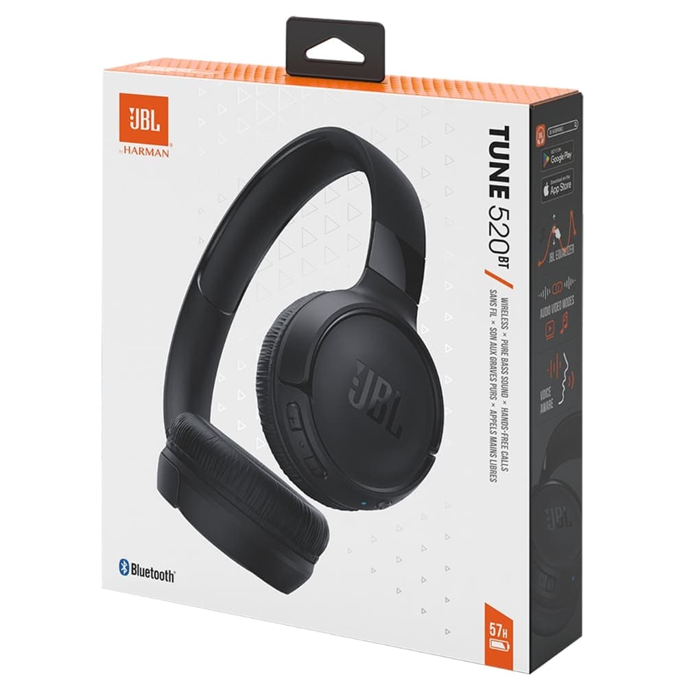هدفون بلوتوثی جی بی ال مدل Tune 520 BT اصل ا JBL Tune 520 BT Headphones — تصویر ۲