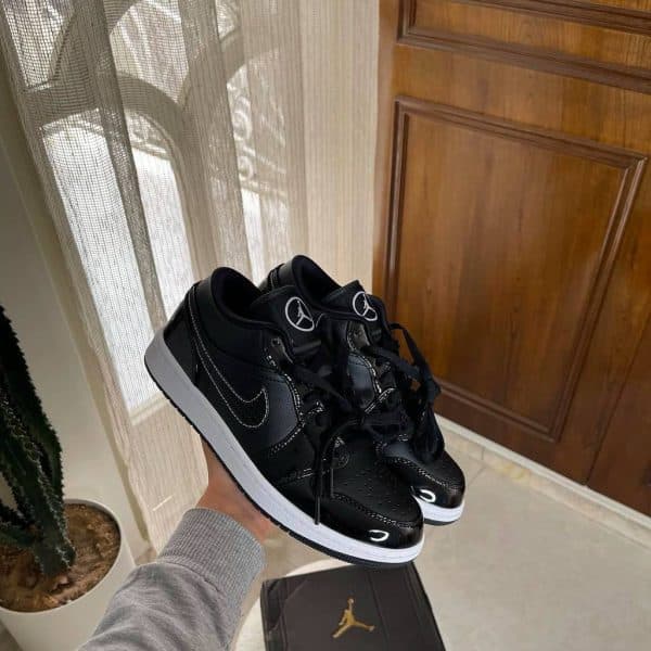 نایک ایرجردن وان آل استار مشکی سفید nike air jordan 1 low all star 2021 black white — تصویر ۴