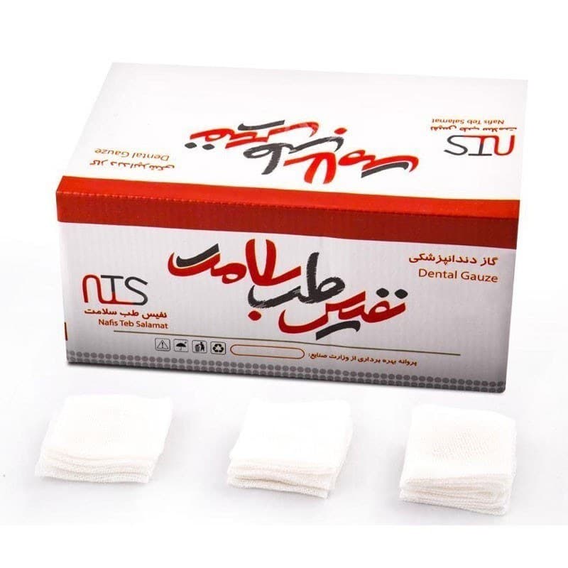 گاز دندانپزشکی نفیس طب سایز ۵×۵