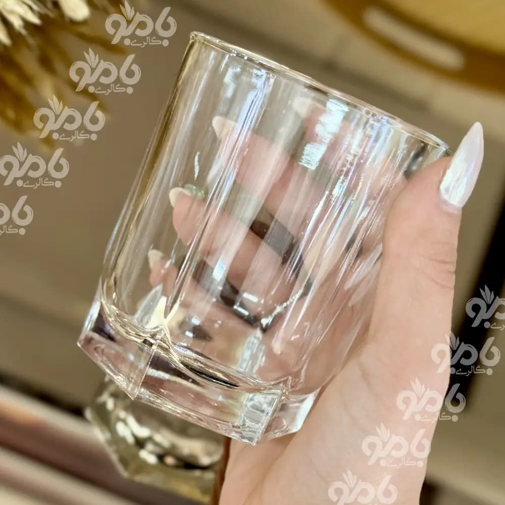 نیم لیوان شیشه ای رافایل 6عددی 1160