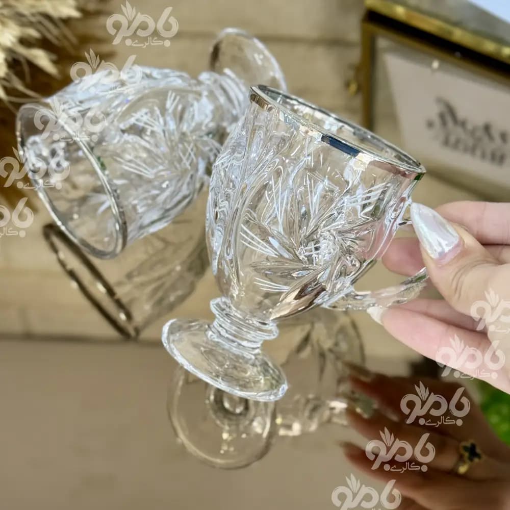 فنجان پایه دار پریما تراش پلاتین