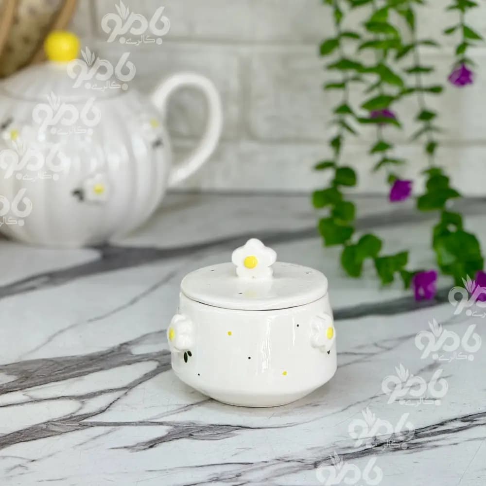 قندان مخروطی بابونه درب سرامیک