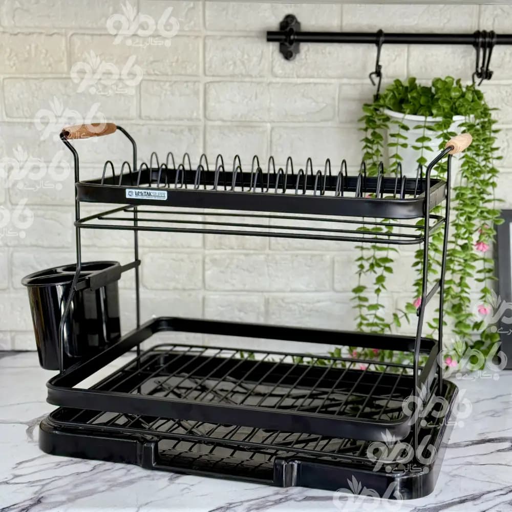 آبچکان فلزی مشکی صبا لیمیتاک 1.5 طبقه پرو