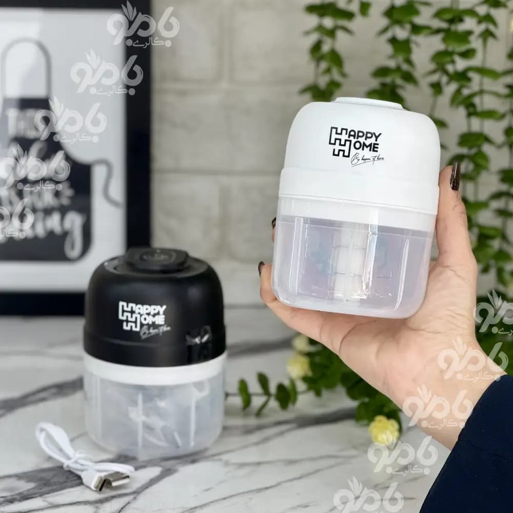 خردکن شارژی مینی هپی 3تیغ CH07 — تصویر ۳