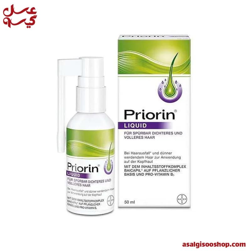 محلول ضد ریزش و تقویت کننده مو پریورین بایر|Bayer Priorin Anti-Hair Loss & Hair Growth Tonic| کد2752