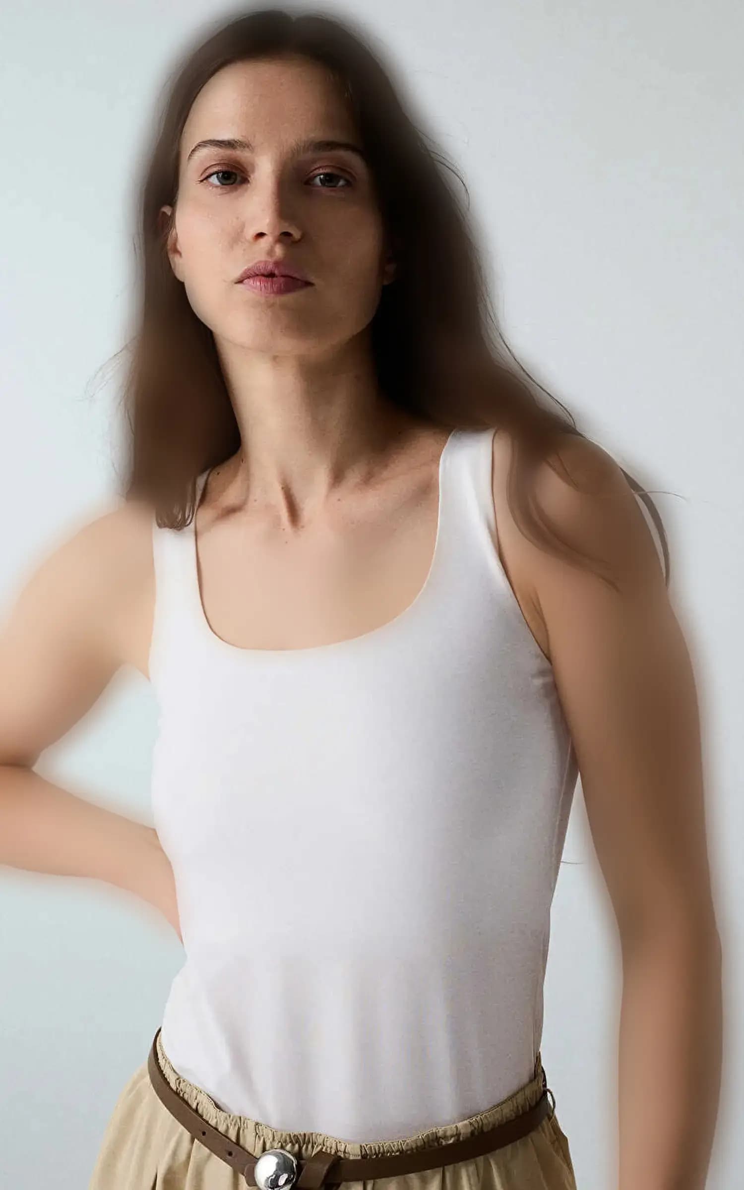 تاپ زنانه ساده یقه خشتی در دو رنگ IPEKYOL با کد IW6260152116 — تصویر ۷