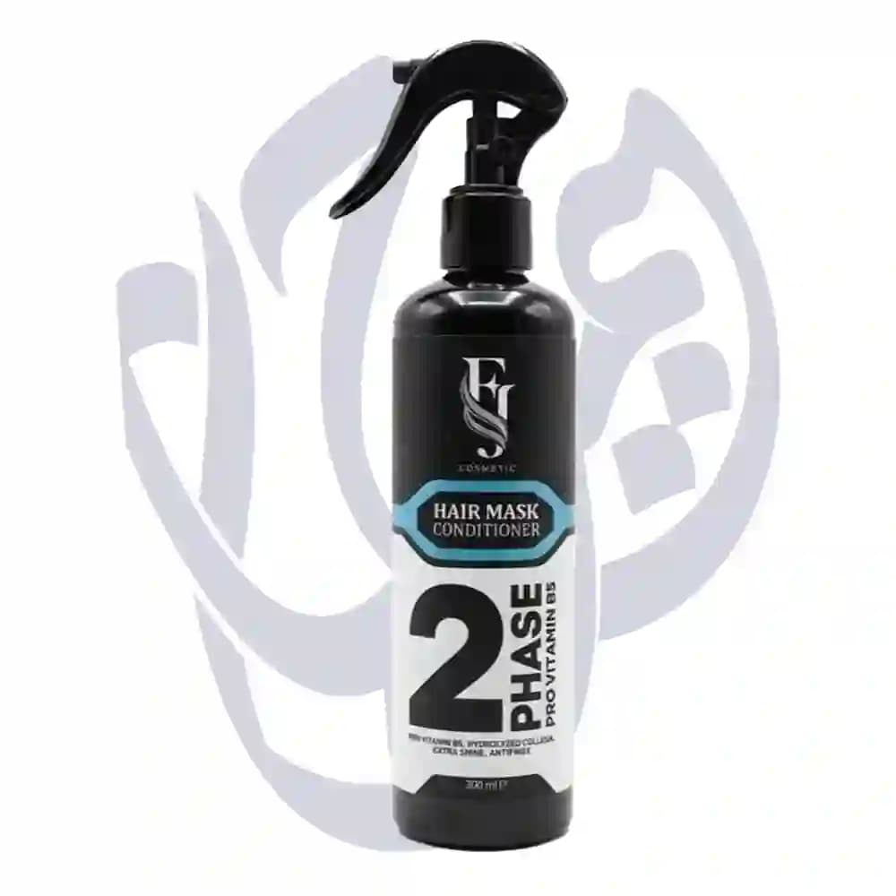 اسپری دوفاز پرو ویتامین آبی اف جی FJ 300 ml برای موهای خشک، آسیبدیده و وز (رایحه شاه توت)
