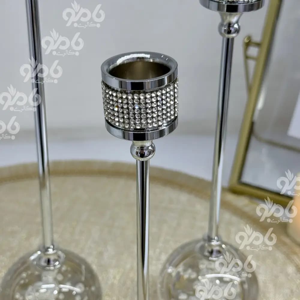 جاشمعی3سایز کریستال 800.221 سیلور — تصویر ۵