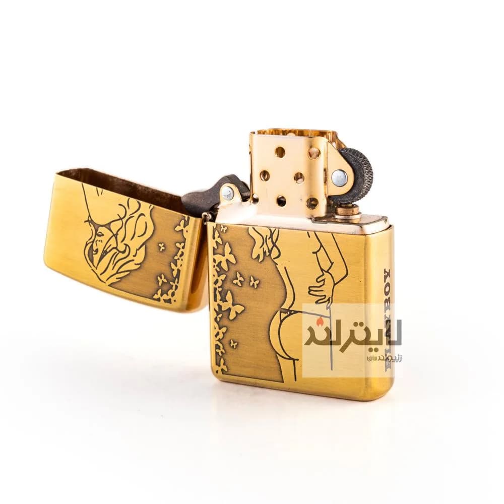 فندک زیپو مدل Brushed Brass CT021 کد 204b — تصویر ۴