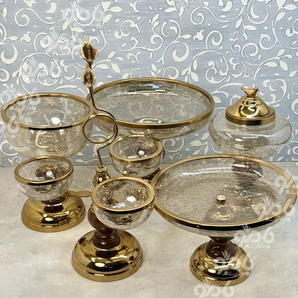 سرویس پذیرایی 5تکه چوب و آبگز 750.54