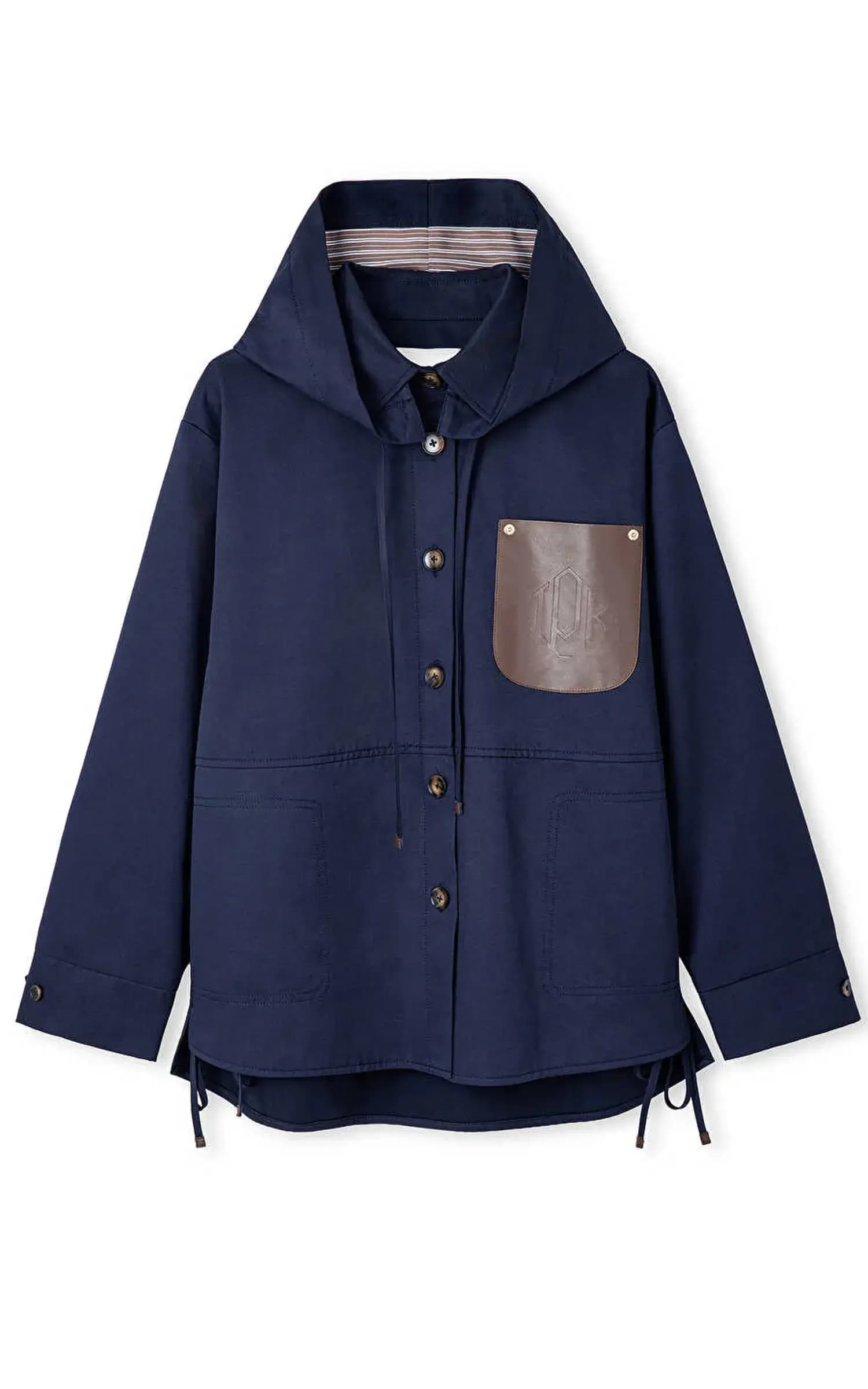 کاپشن زنانه کلاه‌دار دکمه‌ای با جیب سینه IPEKYOL با کد IW6260012387