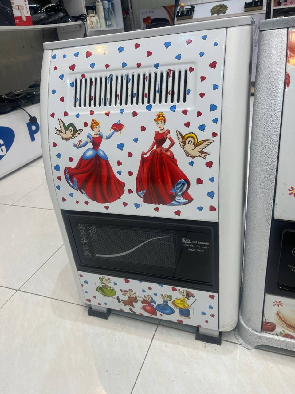 بخاری گازی 7000 مشهد دوام مدل MD307 طرح کودک