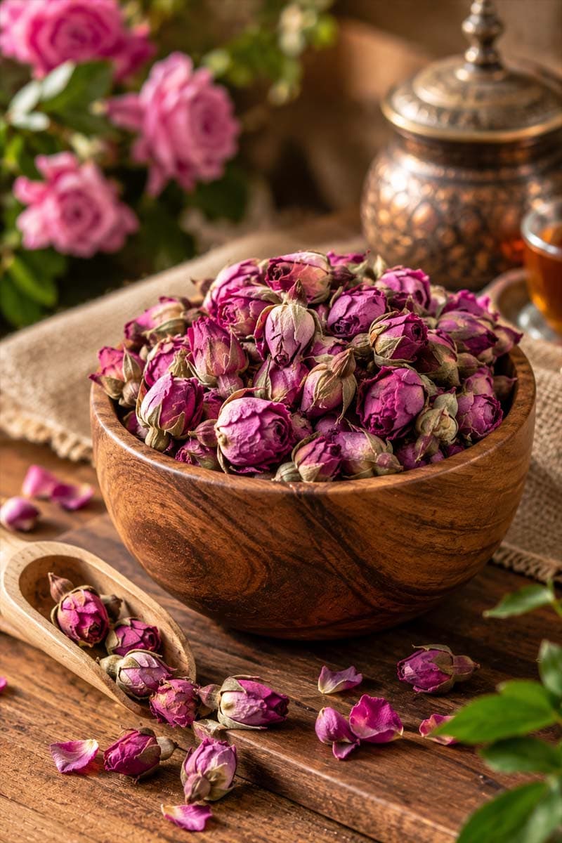 غنچه گل محمدی 110