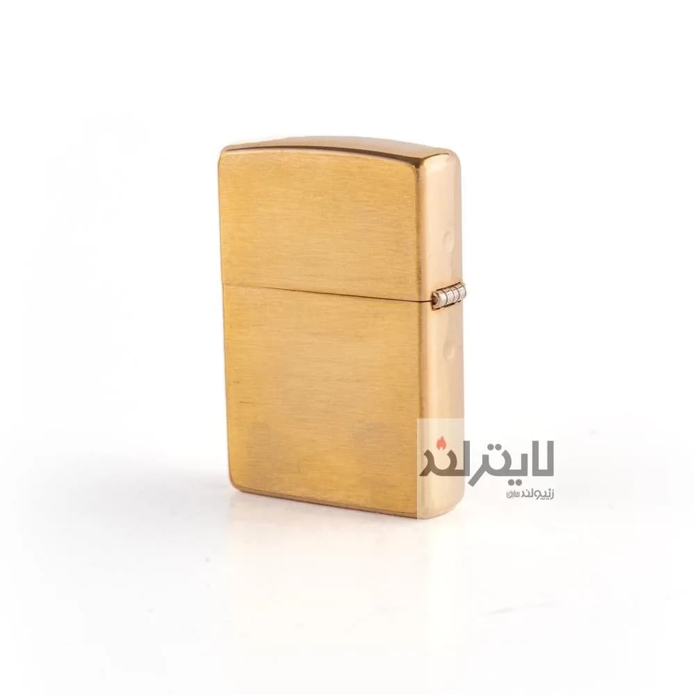 فندک زیپو مدل Brushed Brass CT140 کد 204b — تصویر ۳