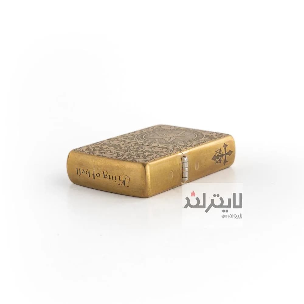 فندک زیپو مدل Brushed Brass CT135-2 کد 204b — تصویر ۵