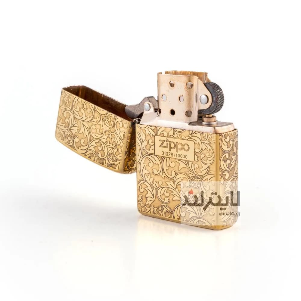فندک زیپو مدل Brushed Brass CT081 کد 204b — تصویر ۵