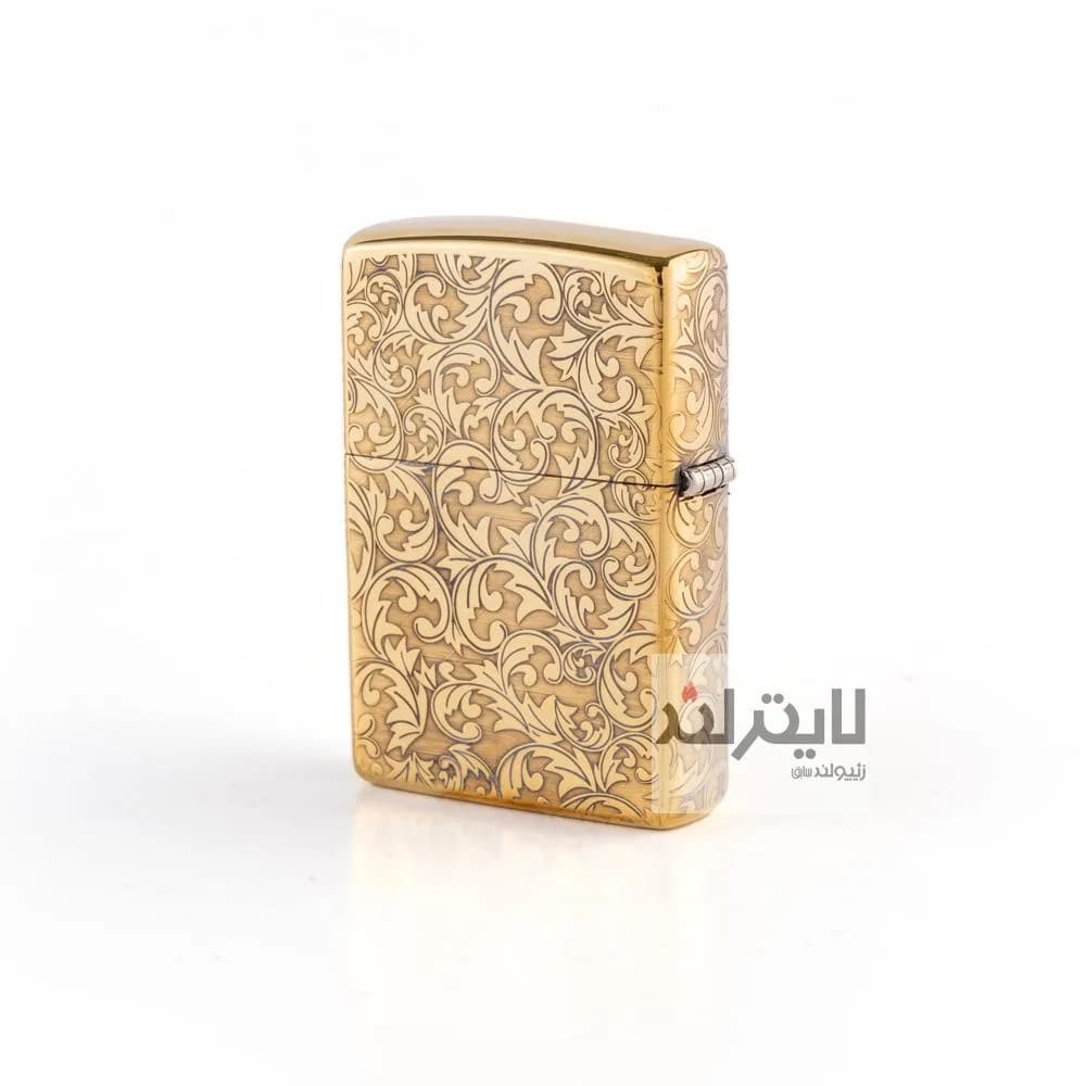 فندک زیپو مدل Brushed Brass CT081 کد 204b — تصویر ۳