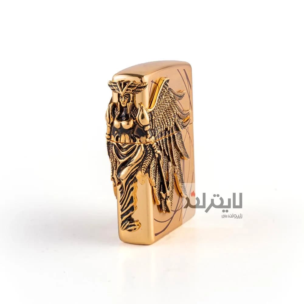 فندک زیپو مدل Brushed Brass Amazon GD کد 204b — تصویر ۴