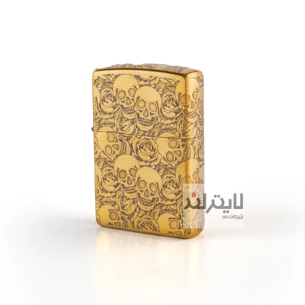 فندک زیپو مدل Brushed Brass CT164 کد 204b — تصویر ۲