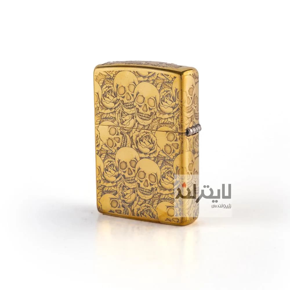 فندک زیپو مدل Brushed Brass CT164 کد 204b — تصویر ۳