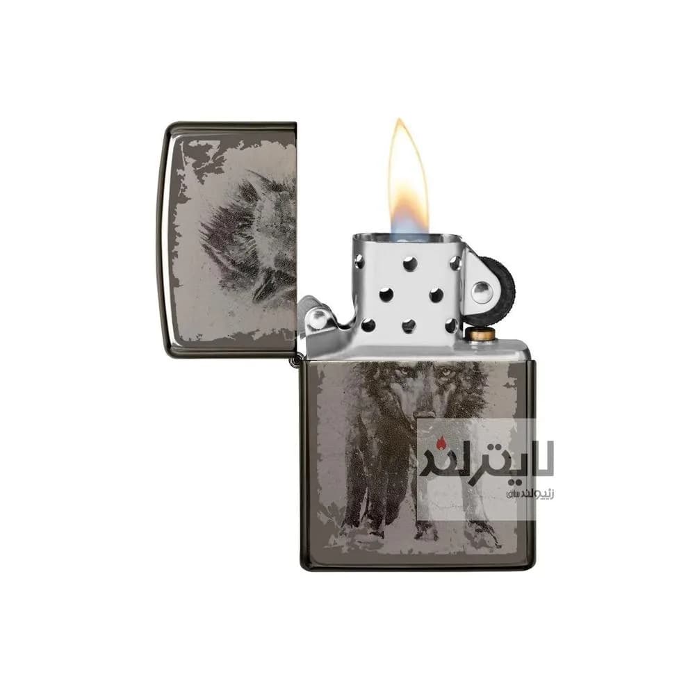 فندک زیپو مدل Wolf Design کد 49073 — تصویر ۳