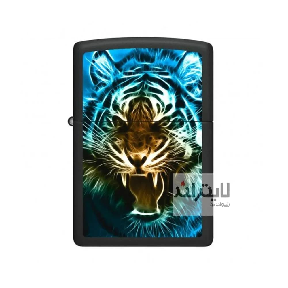 فندک زیپو مدل Digital Tiger کد 218 — تصویر ۲