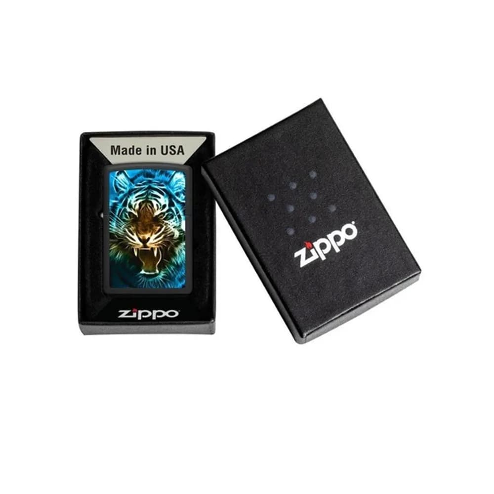فندک زیپو مدل Digital Tiger کد 218 — تصویر ۴