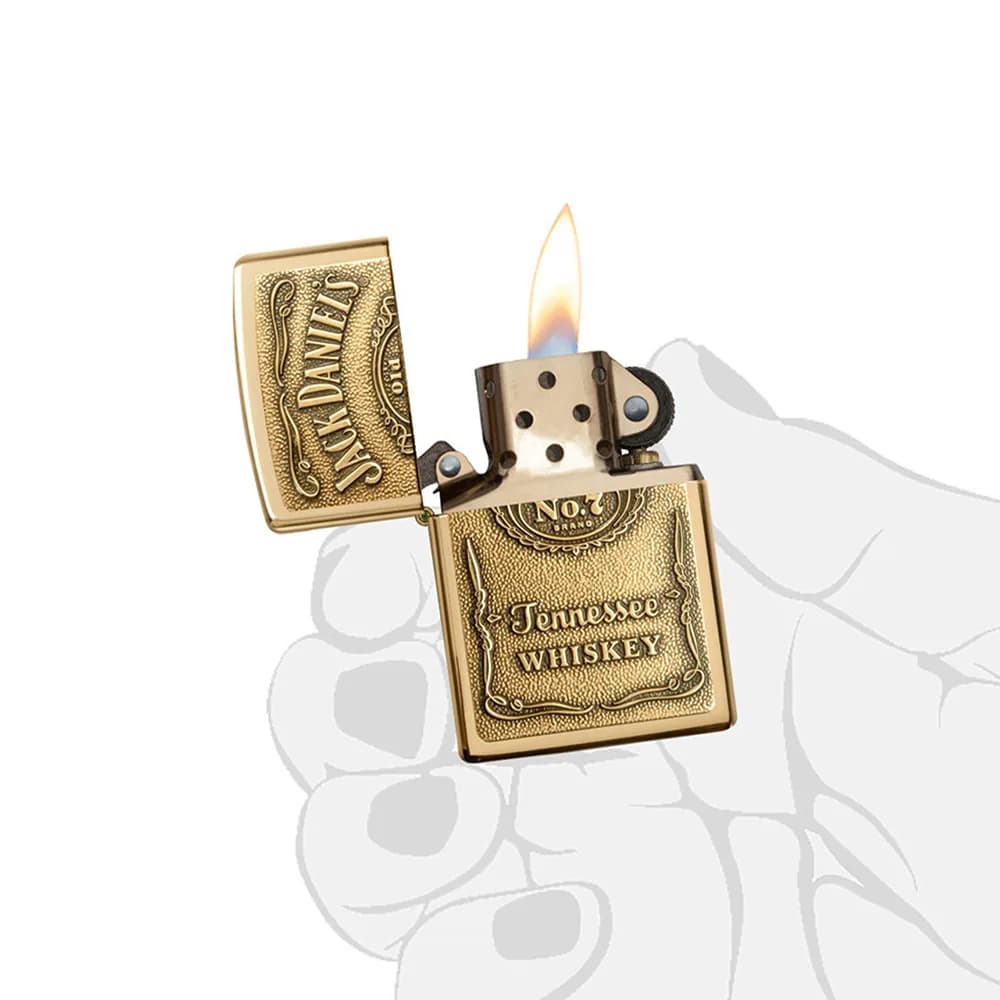 فندک زیپو مدل Jack Daniel’s Emblem کد 254BJD 428 — تصویر ۴