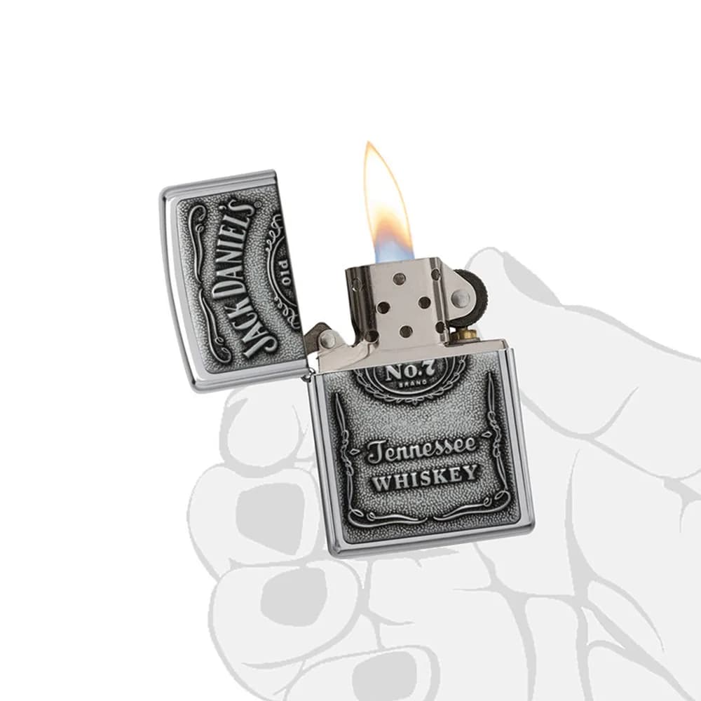 فندک زیپو مدل Jack Daniel’s Emblem کد 250JD 427 — تصویر ۴