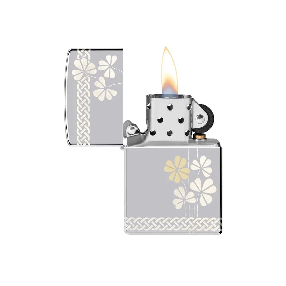 فندک زیپو مدل Clover Design کد 48586 — تصویر ۴